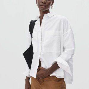 Everlane – The Boxy Oxford in white, size S (-M)